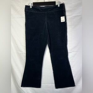 Free People Black Velvet Pants